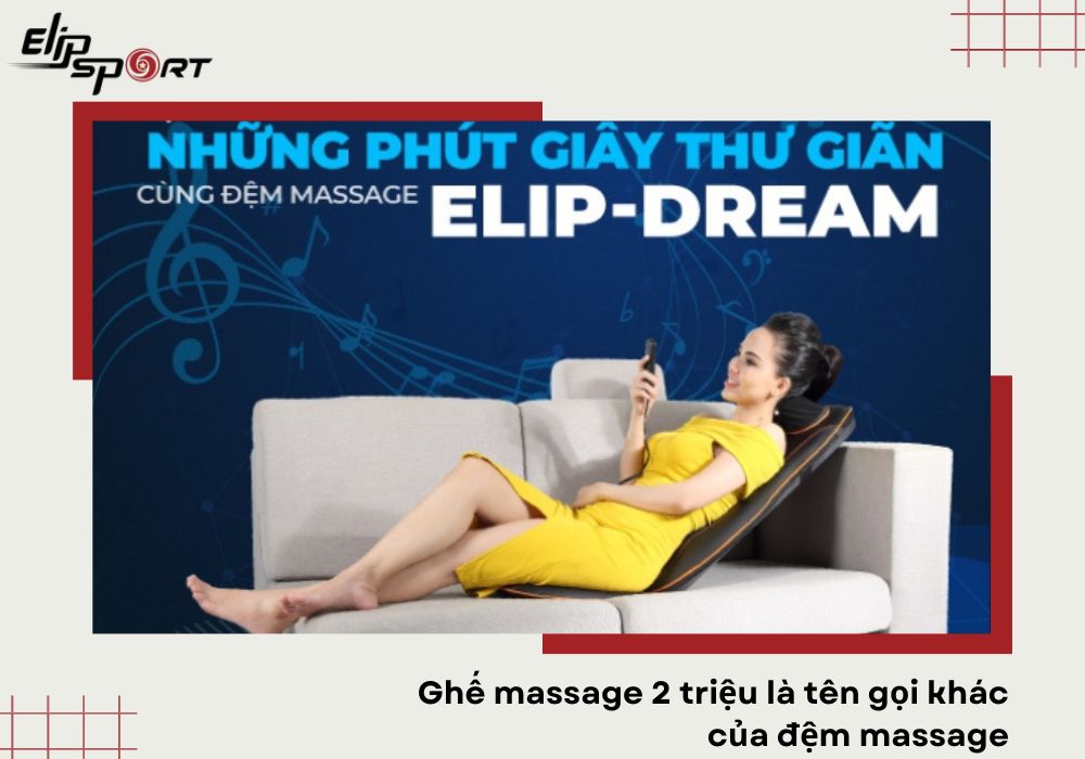 Ghế massage 2 triệu l&agrave; t&ecirc;n gọi kh&aacute;c của đệm massage