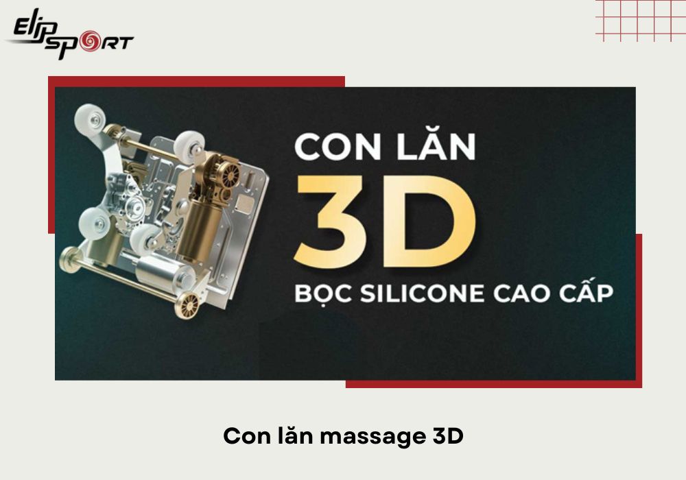 Con lăn ghế massage 3D