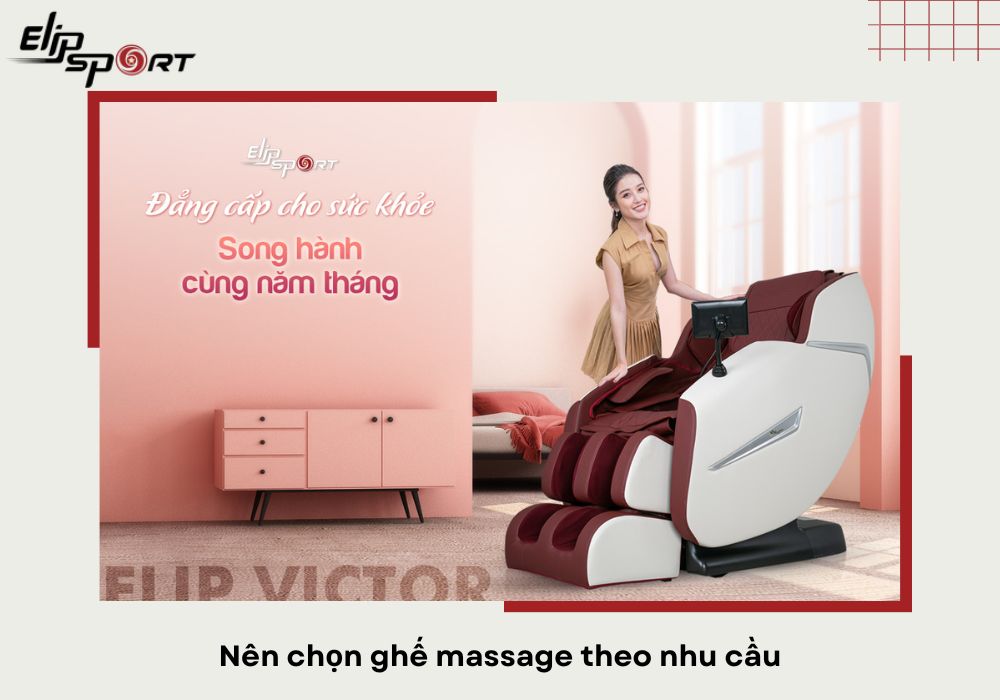 N&ecirc;n chọn ghế massage theo nhu cầu