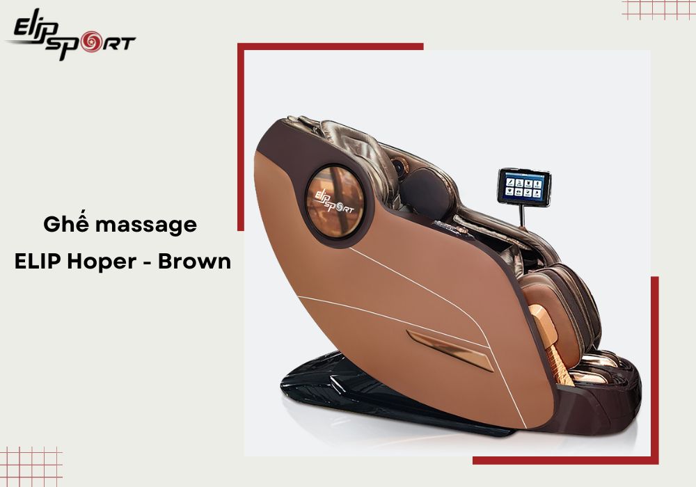 Ghế massage ELIP Hoper - Brown