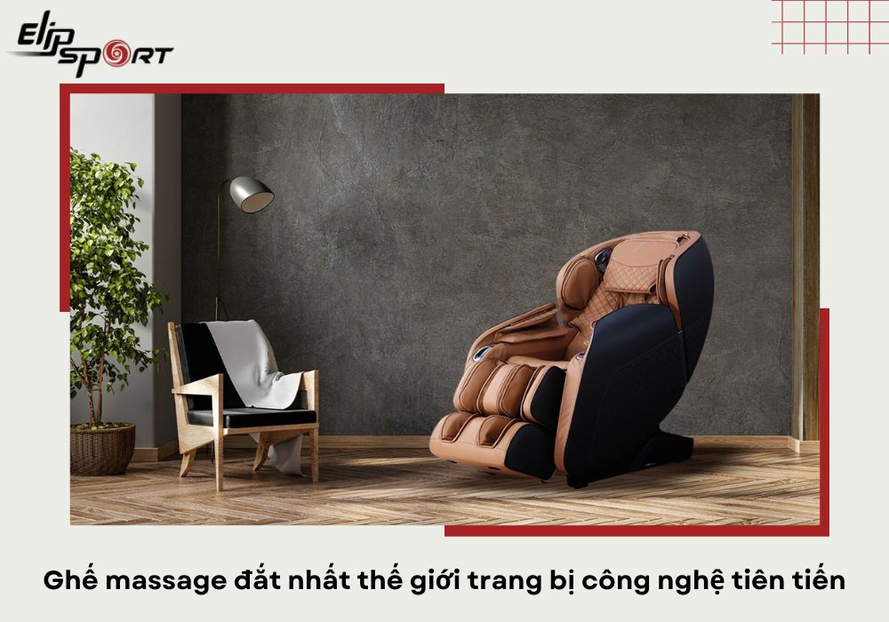 Ghế massage đắt nhất thế giới trang bị c&ocirc;ng nghệ ti&ecirc;n tiến