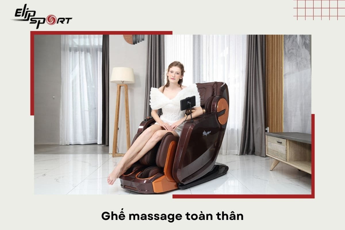Ghế massage to&agrave;n th&acirc;n ch&iacute;nh h&atilde;ng