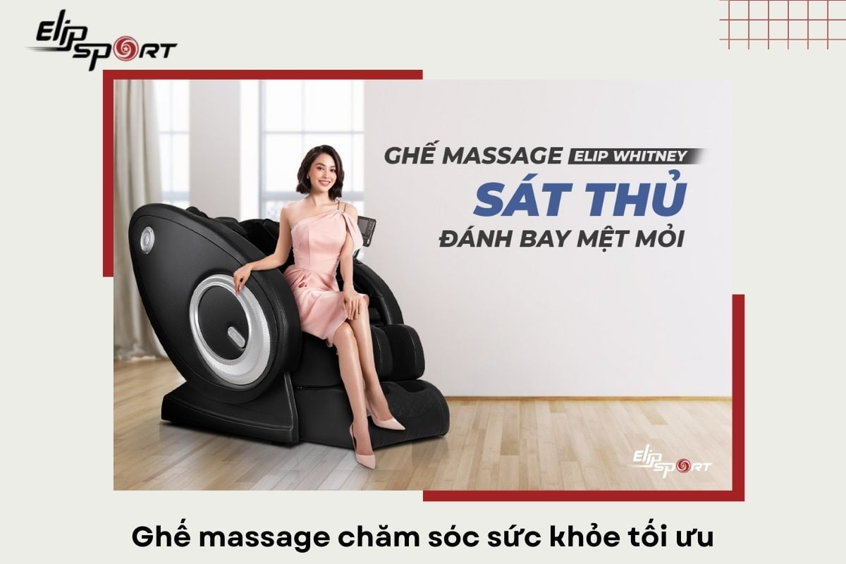 ghế massage chăm s&oacute;c sức khỏe tối ưu