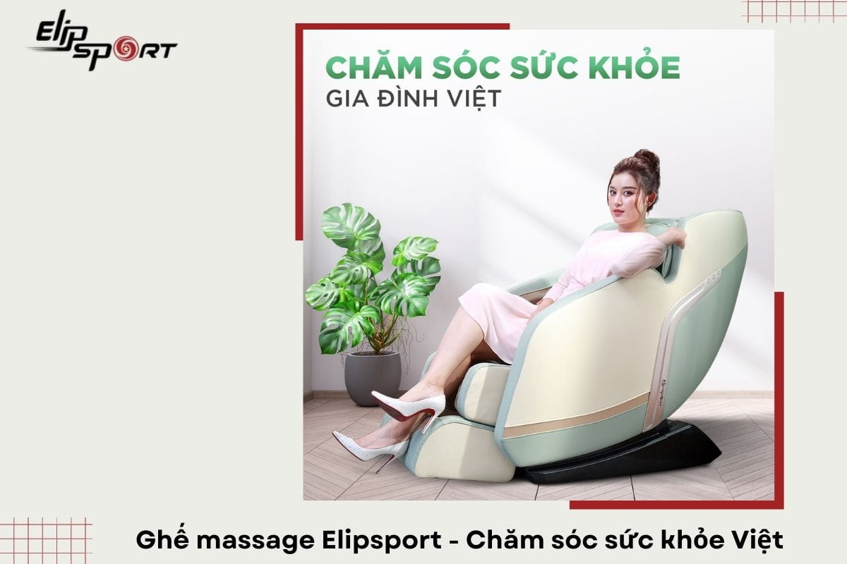 ghế massage elipsport ch&iacute;nh h&atilde;ng