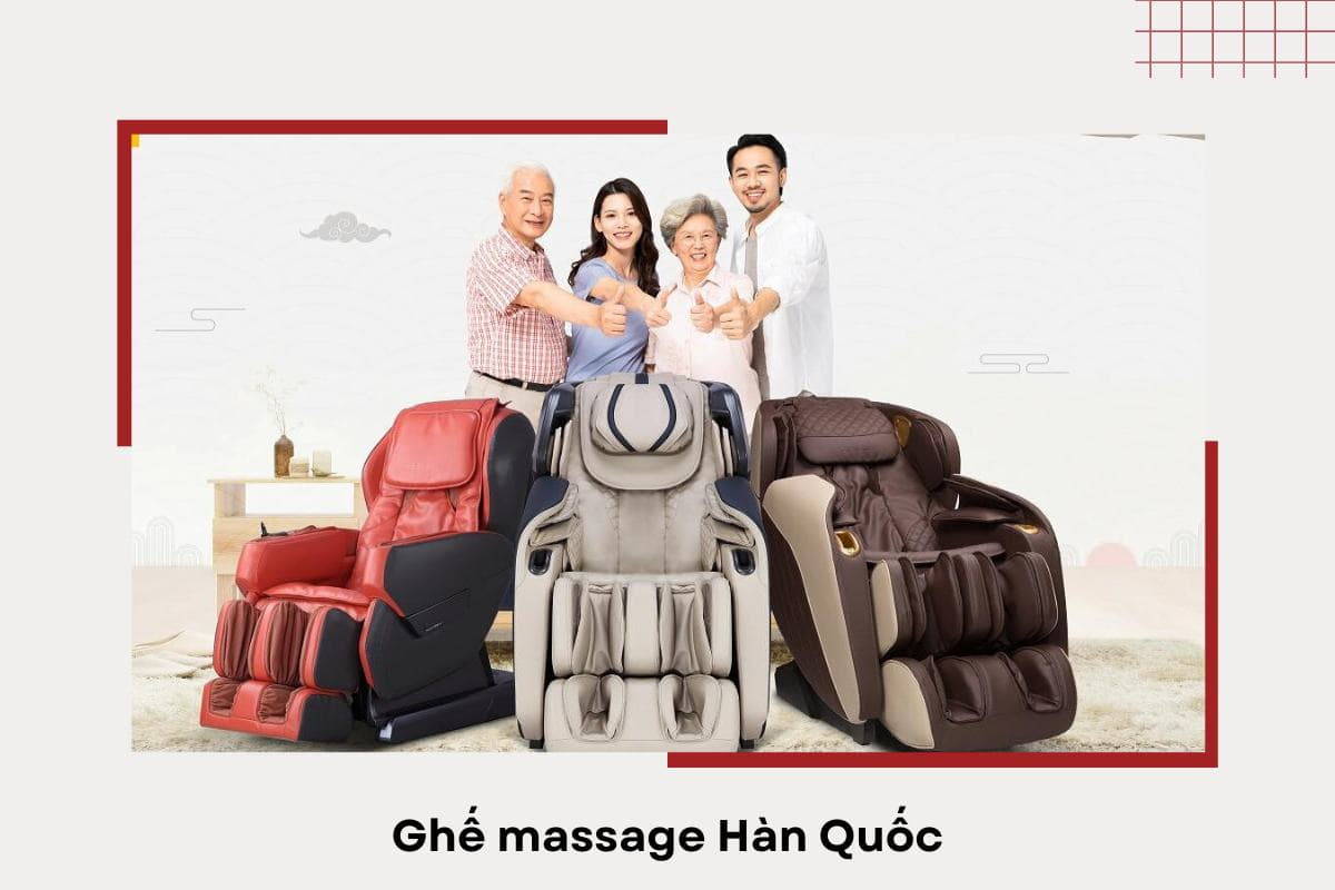 ghế massage h&agrave;n quốc