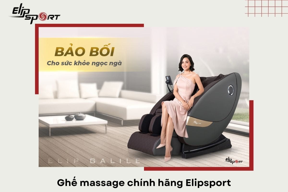 ghế massage elipsport ch&iacute;nh h&atilde;ng