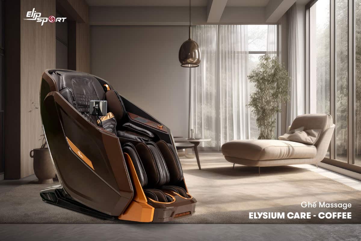 Ghế massage ELIP Elysium Care - Coffee - Ghế massage đắt nhất hiện nay