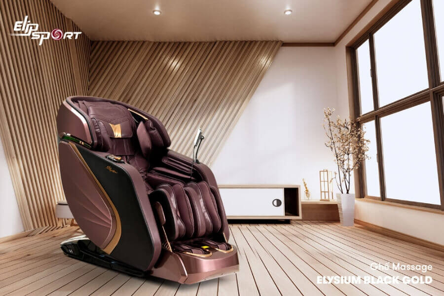 da ghế massage elip elysium black gold