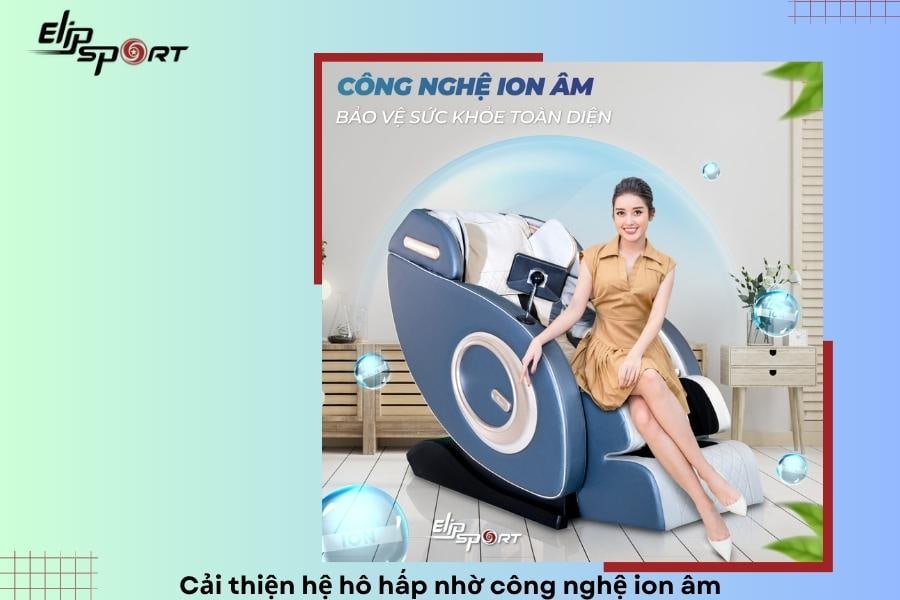 Công nghệ ion âm cải thiện hệ hô hấp