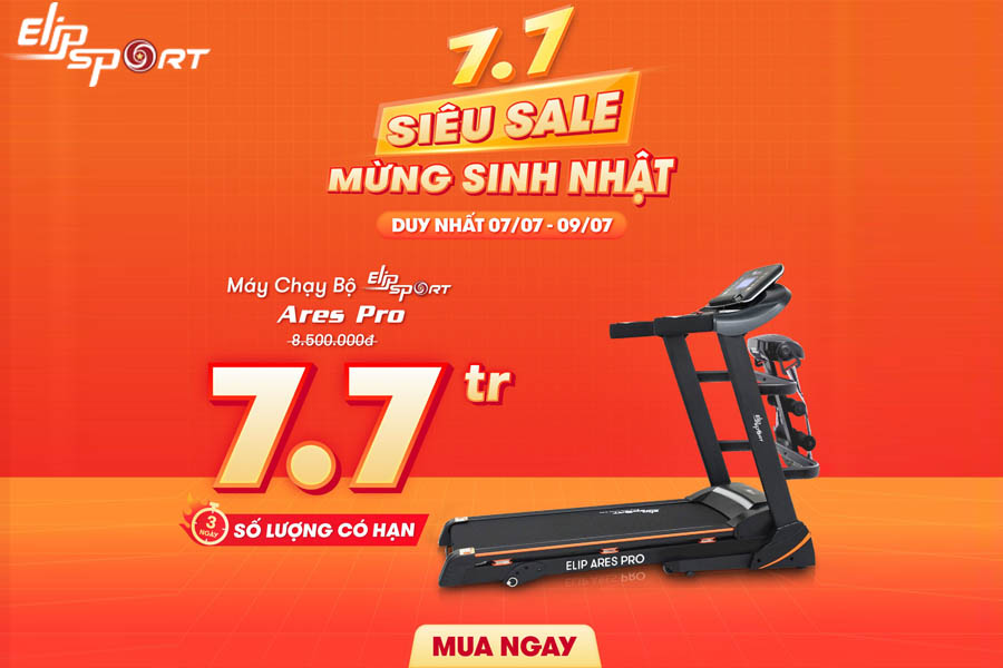 máy chạy bộ khuyến mãi