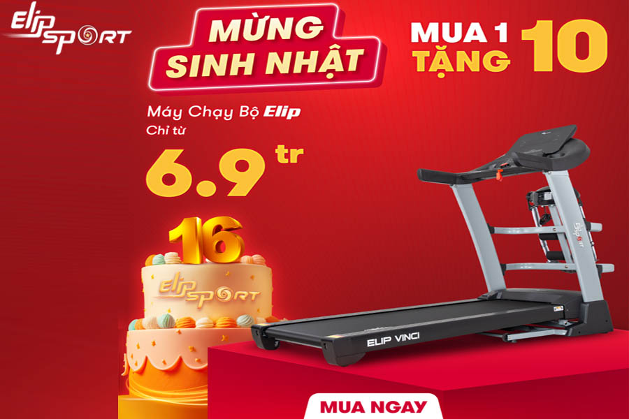 máy chạy bộ khuyến mãi