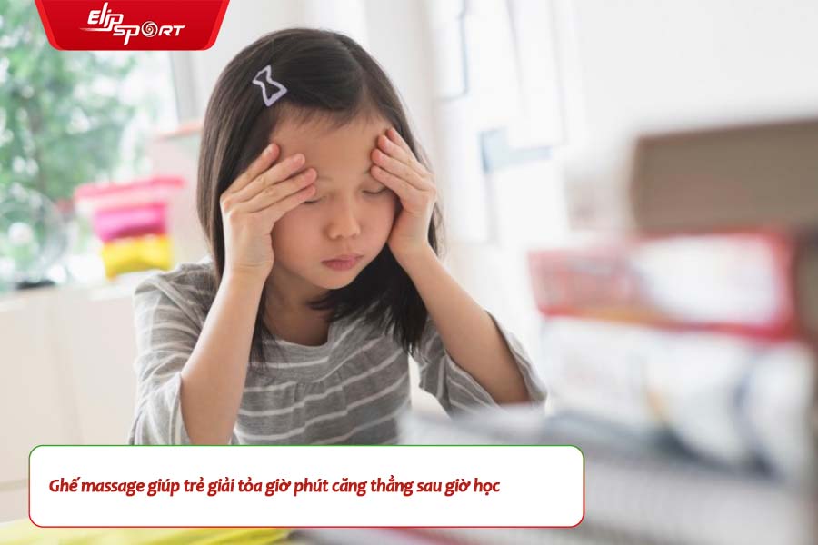 Ghế massage gi&uacute;p giảm căng thẳng v&agrave; lo lắng