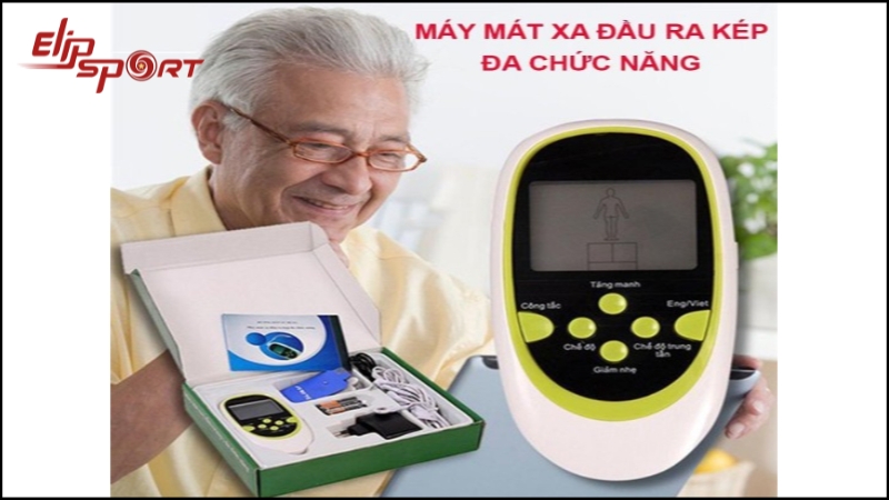 M&aacute;y massage xung điện 8 miếng d&aacute;n OEM c&oacute; m&agrave;n h&igrave;nh LCD t&acirc;n tiến