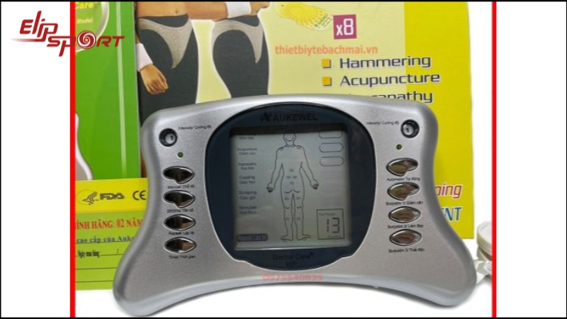 M&aacute;y Aukewe AK-2000-IV c&oacute; 8 miếng d&aacute;n điện cực ri&ecirc;ng biệt