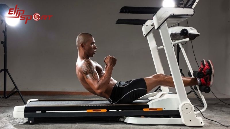 Đai massage bụng tr&ecirc;n m&aacute;y chạy bộ đa năng