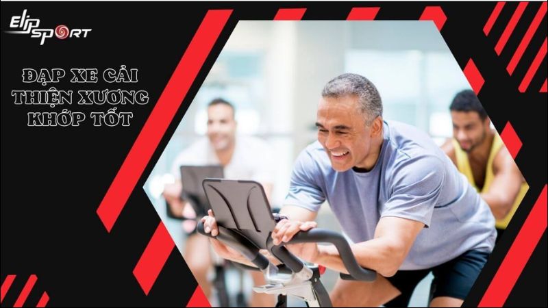 Sử dụng xe đạp tập tại nh&agrave; l&agrave; c&aacute;ch cải thiện xương khớp tốt