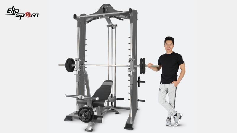 M&Aacute;Y TẬP TẠ ĐA NĂNG ELIP IRON 10 - GRAY