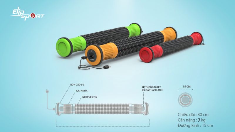 Con lăn cột sống l&agrave; một c&ocirc;ng cụ hỗ trợ thực hiện c&aacute;c động t&aacute;c chữa tho&aacute;t vị đĩa đệm