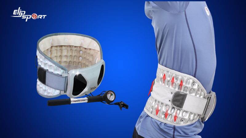 Đặt đai v&agrave;o vị tr&iacute; giữa xương sườn cuối v&agrave; xương chậu