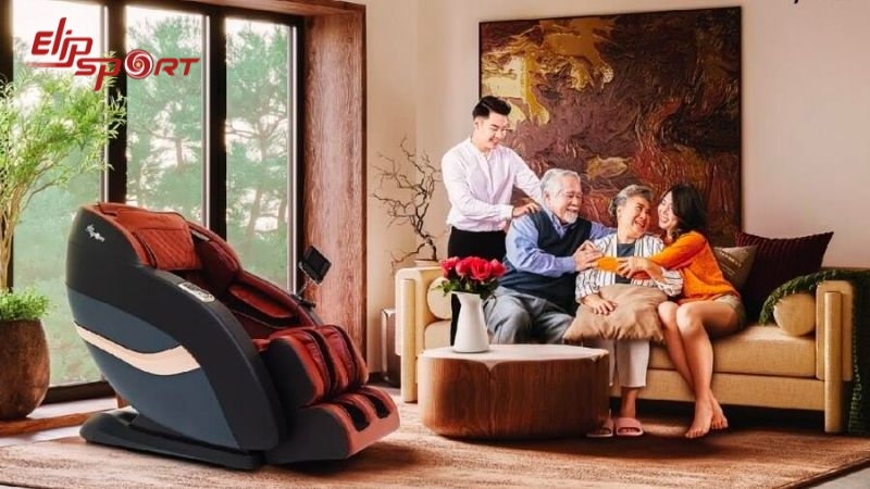 Ghế massage, với khả năng xoa b&oacute;p tận diệt, hỗ trợ giảm đau cơ v&agrave; khớp