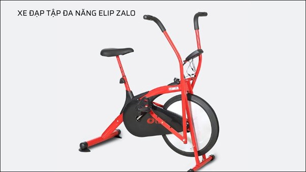  Xe đạp tập đa năng ELIP ZALO c&oacute; cổ xe li&ecirc;n kết với b&agrave;n đạp gi&uacute;p to&agrave;n th&acirc;n vận động