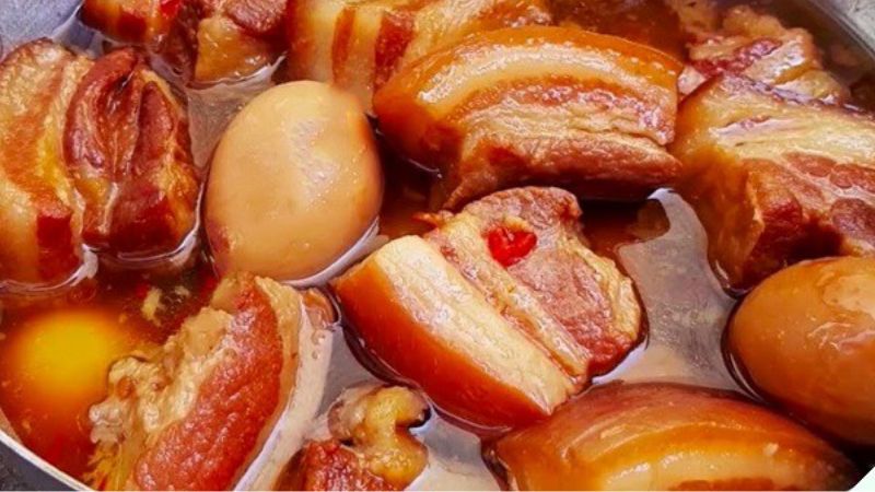 nguy&ecirc;n liệu của thịt kho t&agrave;u