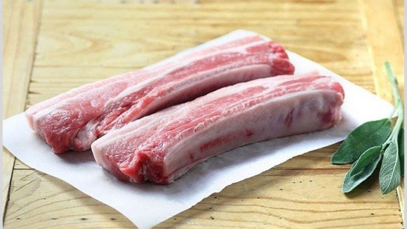 calo của thịt ba chỉ