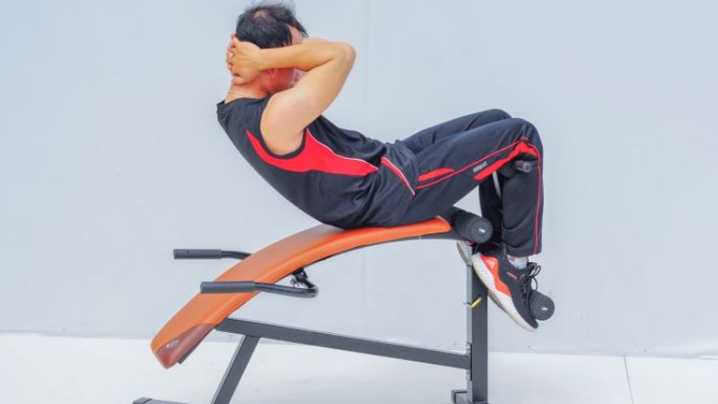 ghế cong tập bụng