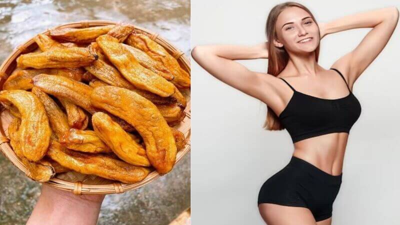Ăn chuối sấy c&oacute; thể hỗ trợ bạn giảm c&acirc;n