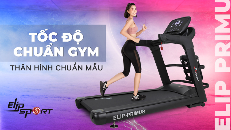 M&aacute;y chạy bộ ELIP Primus Pro c&oacute; t&iacute;nh năng nghe nhạc