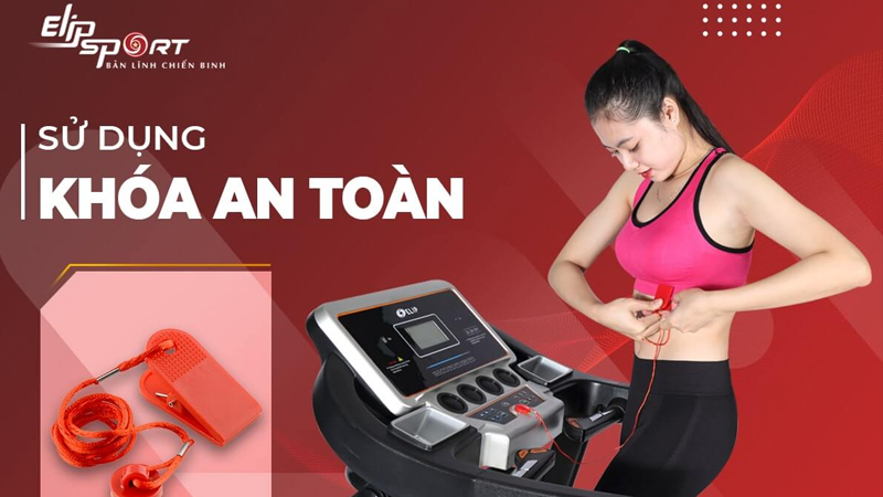 Kh&oacute;a an to&agrave;n tr&ecirc;n m&aacute;y chạy bộ