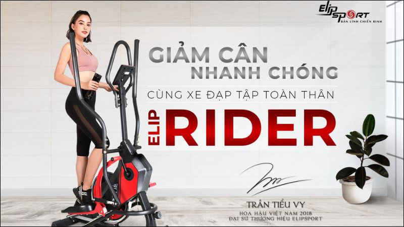 Xe đạp tập ELIP Rider gi&uacute;p tập luyện to&agrave;n th&acirc;n, linh động cả tay v&agrave; ch&acirc;n&nbsp;