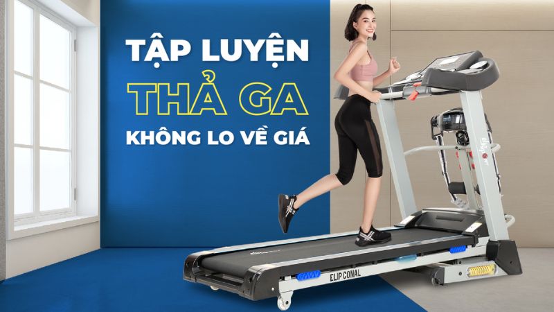 M&aacute;y chạy bộ ELIP Conal đa năng 