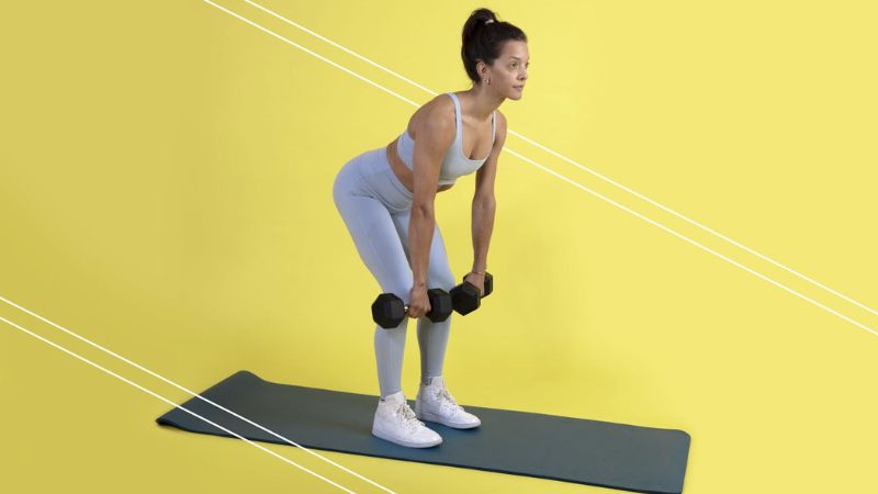 B&agrave;i Dumbbell Deadlift