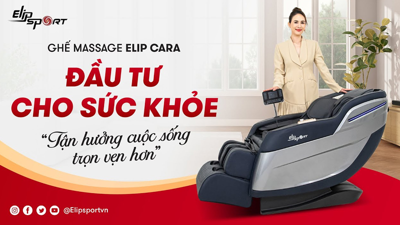 Ghế massage to&agrave;n th&acirc;n Elip