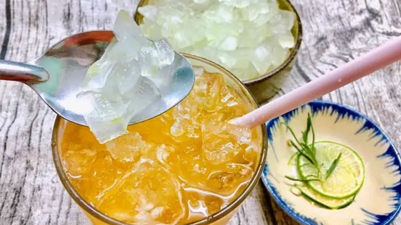 M&oacute;n tr&agrave; quất nha đam thanh m&aacute;t