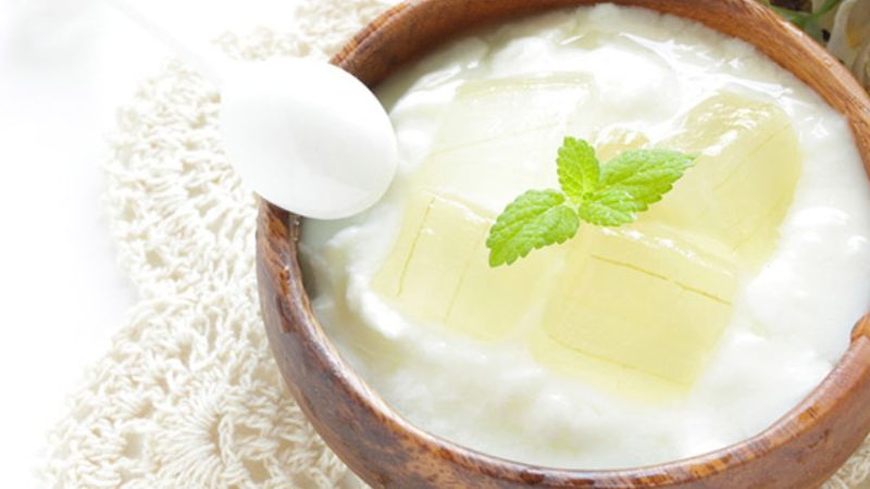 M&oacute;n sữa chua nha đam