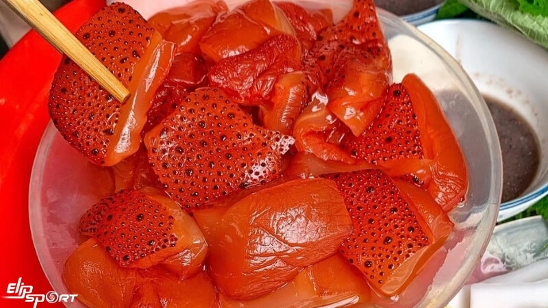 Sứa đỏ l&agrave; thực phẩm đầy dinh dưỡng, nổi tiếng ở Hải Ph&ograve;ng