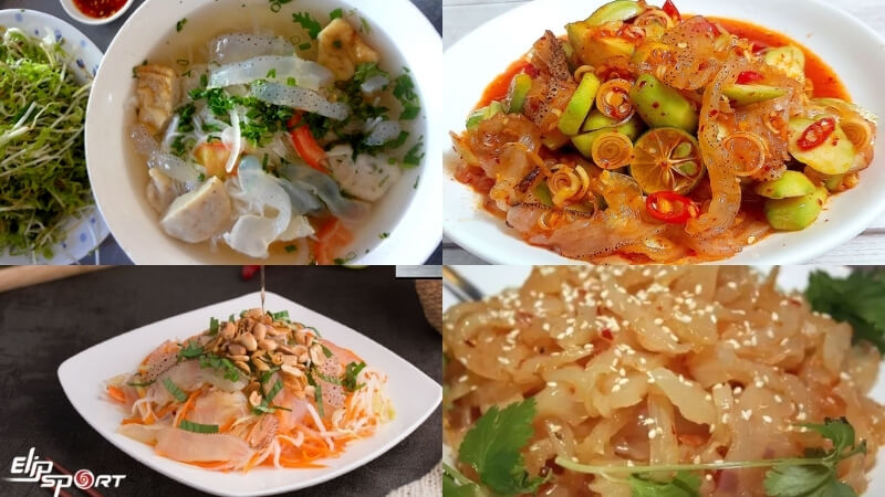 C&aacute;c m&oacute;n ăn ngon chế biến từ sứa