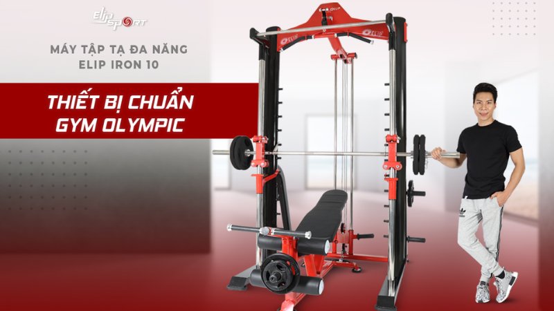 M&aacute;y tập tạ đa năng Elip iRon 10