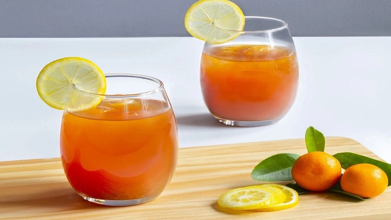 Uống tr&agrave; tắc kh&ocirc;ng g&acirc;y b&eacute;o hay tăng c&acirc;n