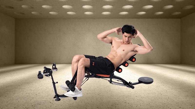 Tập eo với m&aacute;y six pack care