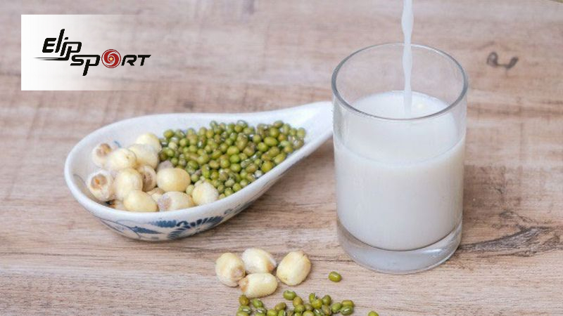 Sữa đậu xanh hạt sen