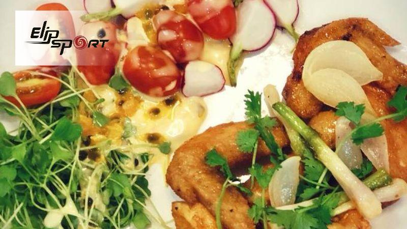 M&oacute;n g&agrave; chi&ecirc;n sốt chanh d&acirc;y