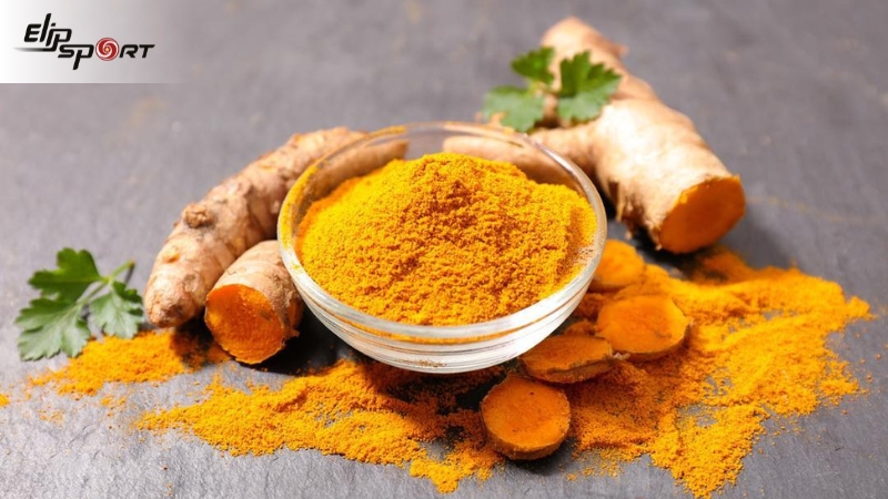 Tinh bột nghệ gi&uacute;p giảm th&acirc;m, ngừa mụn, dưỡng trắng da