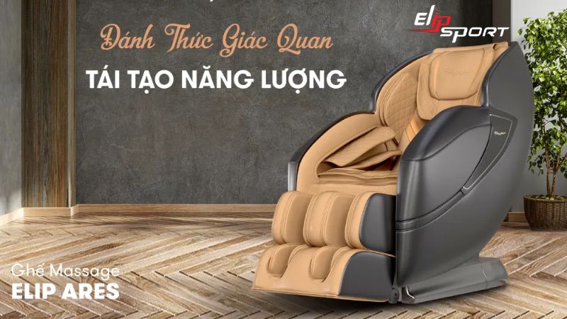 Ghế massage ELIP Ares (AI) l&agrave; sản phẩm chăm s&oacute;c sức khỏe to&agrave;n diện