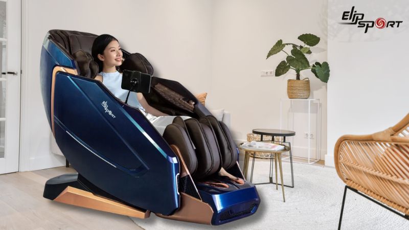 Ghế massage ELIP O8 c&oacute; c&ocirc;ng nghệ ti&ecirc;n tiến v&agrave; t&iacute;nh năng đa dạng