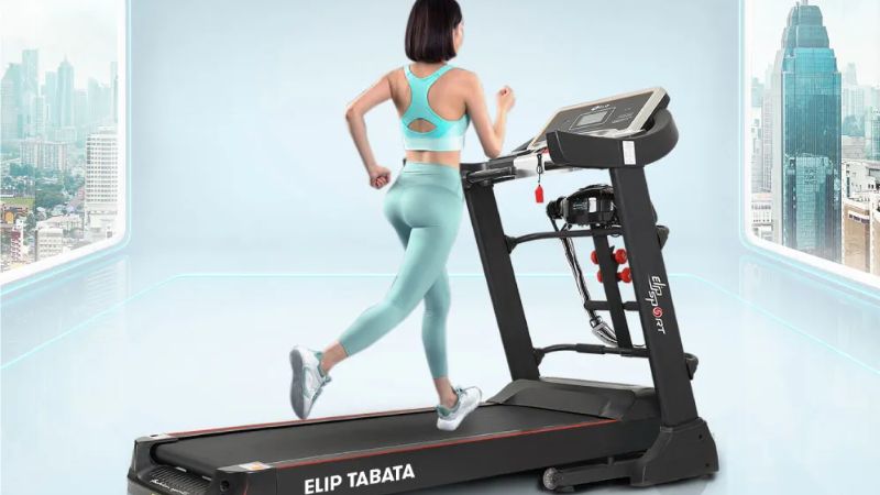 Chạy bộ với m&aacute;y chạy bộ tại nh&agrave; Elip trong 15 ph&uacute;t sẽ đốt ch&aacute;y được 100 calo