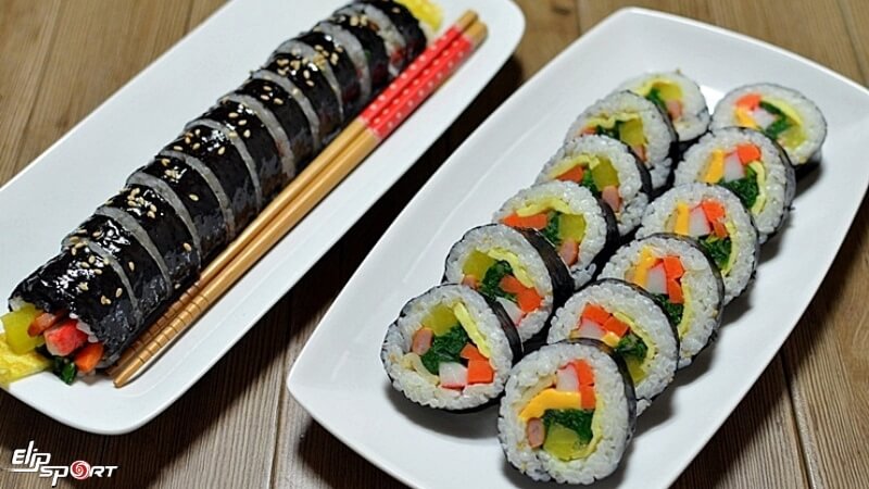 Những lưu &yacute; ăn kimbap giảm c&acirc;n