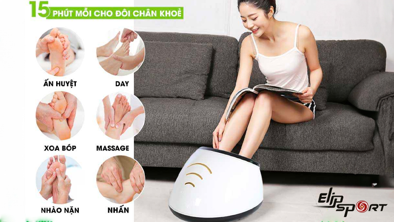 M&aacute;y massage ch&acirc;n 3D Elip Full Moon